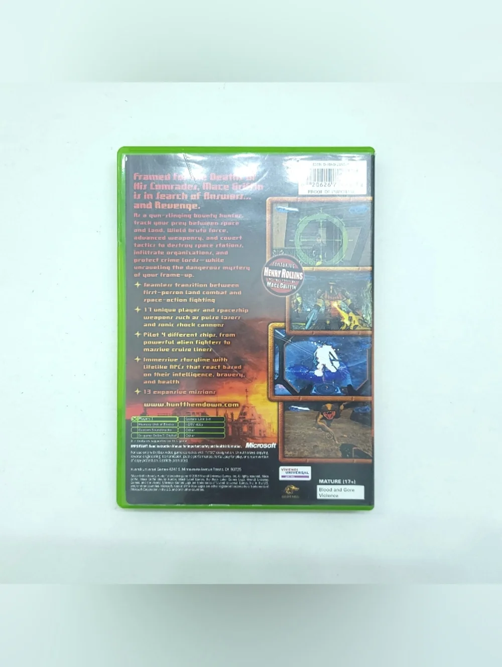Mace Griffin Bounty Hunter Xbox 2004 Vivendi